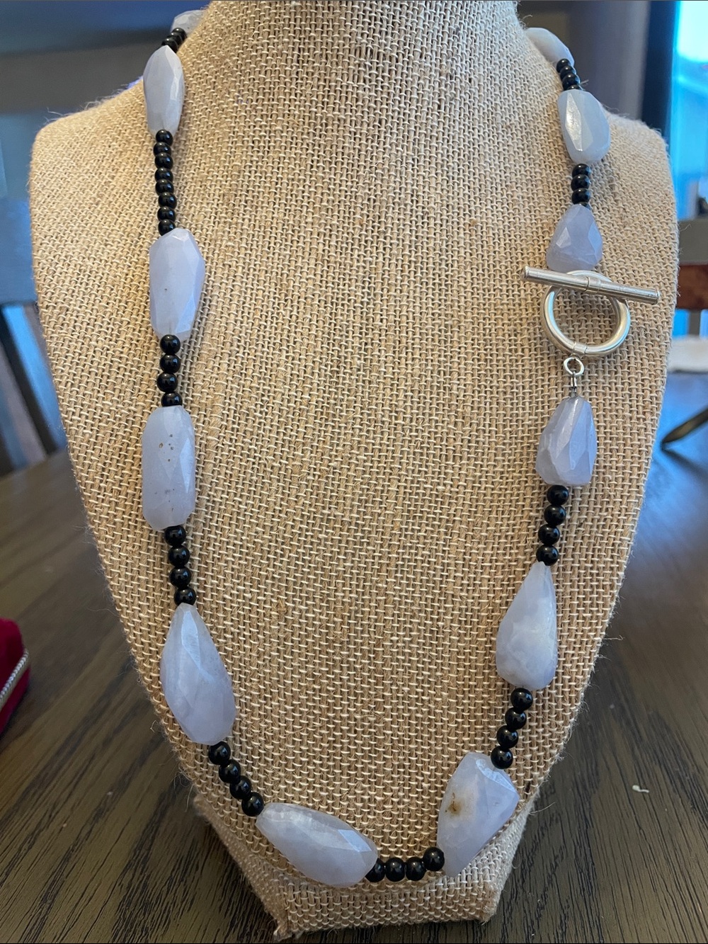 Chalcedony Stones necklace